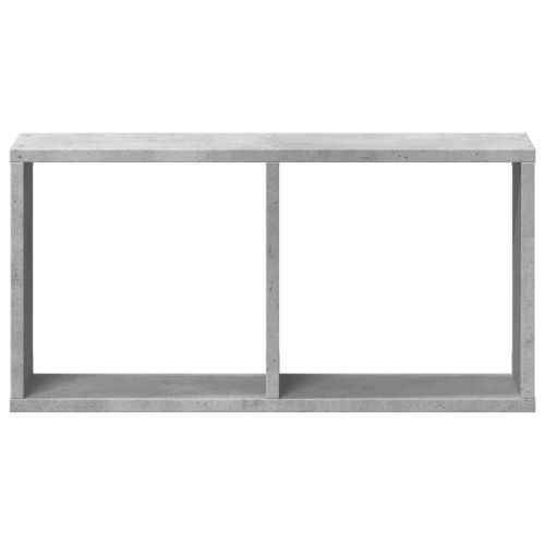 Стенен шкаф, 60x16x30 см, бетонно сив, инженерно дърво
