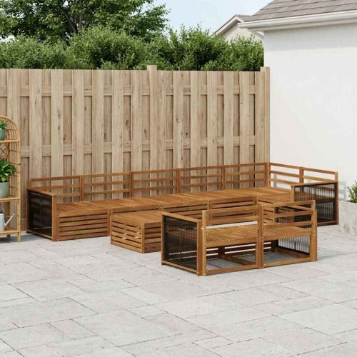 Комплект дивани за открито 9 pcs