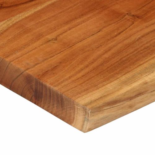 Плот за бюро 80x80x2,5 см квадратен дърво масив акация жив ръб