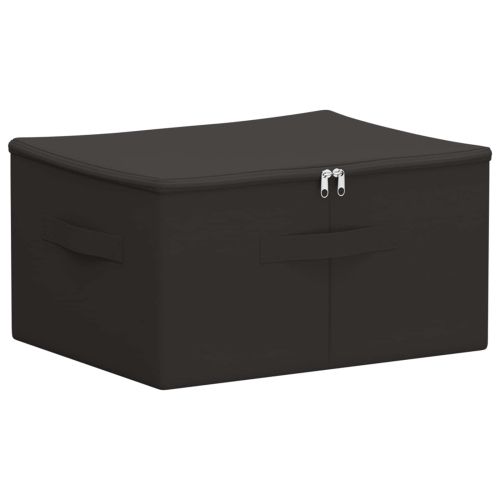 Кутия за съхранение Антрацит 43 x 34 x 23 см Нетъкан текстил