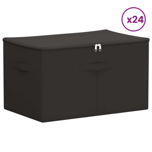 Кутия за съхранение 24 pcs Антрацит 60 х 43 х 35 см