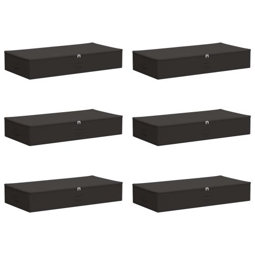Кутия за съхранение 6 pcs Антрацит 90 x 48 x 15 см