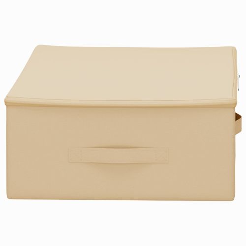 Кутия за съхранение 6 pcs Кремаво 70 x 40 x 18 см