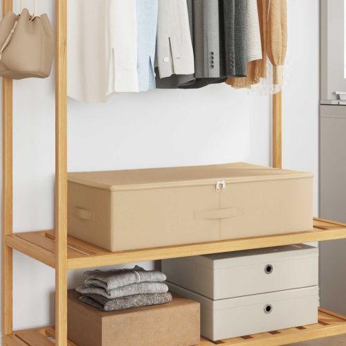 Кутия за съхранение 24 pcs Кремаво 70 x 40 x 18 см