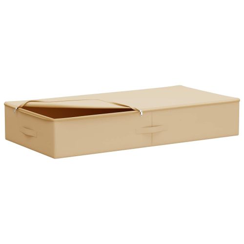 Кутия за съхранение 2 pcs Кремаво 90 x 48 x 15 см