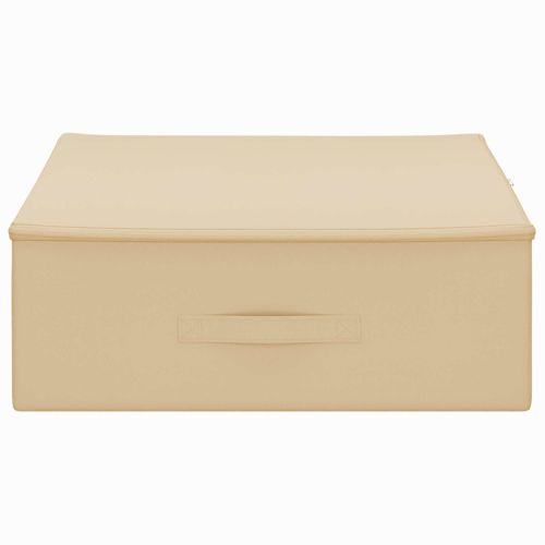 Кутия за съхранение 24 pcs Кремаво 100 x 50 x 18 см