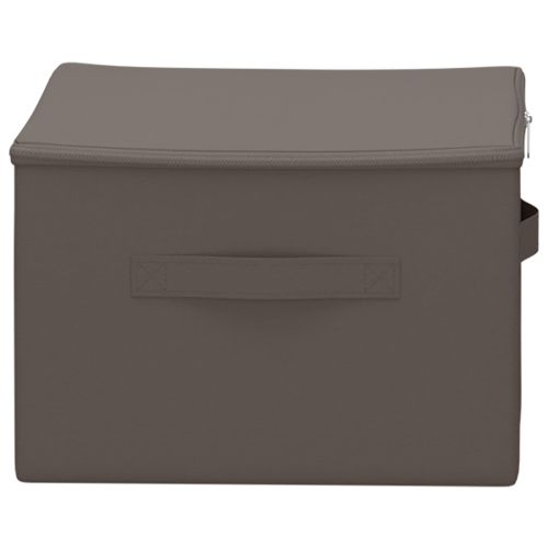 Кутия за съхранение 6 pcs Сиво 43 x 34 x 23 см Нетъкан текстил