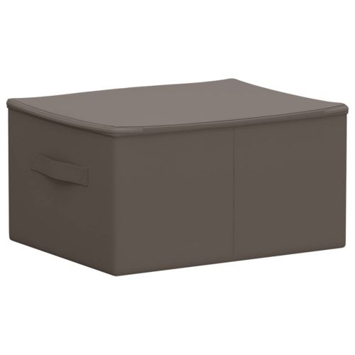 Кутия за съхранение 24 pcs Сиво 50 x 30 x 25 cm Нетъкан текстил