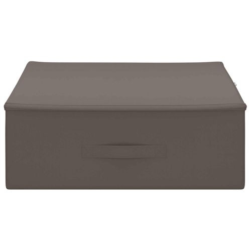 Кутия за съхранение 2 pcs Сиво 90 x 48 x 15 см Нетъкан текстил
