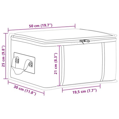Кутийка за съхранение с прозрачен страничен прозорец 6 pcs