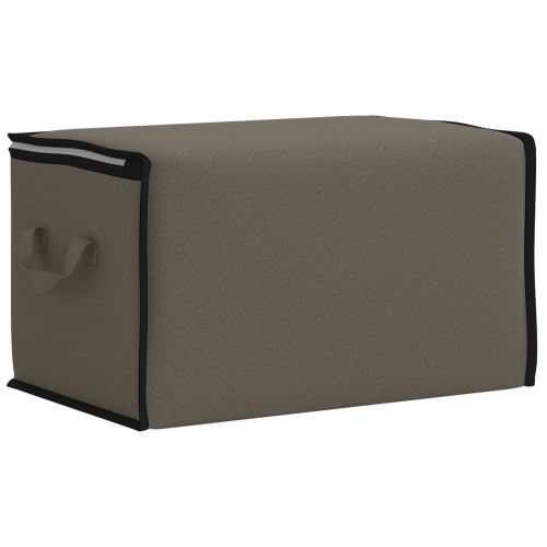 Кутийка за съхранение с прозрачен страничен прозорец Сиво