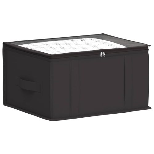 Кутия за съхранение с прозрачна горна част 6 pcs Антрацит