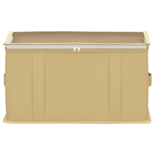 Кутия за съхранение с прозрачна горна част 6 pcs Кремаво