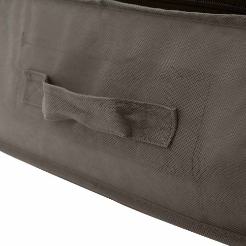 Кутия за съхранение с прозрачна горна част 2 pcs Сиво