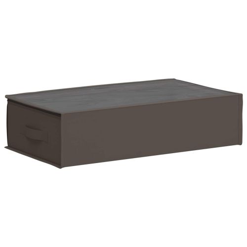 Кутия за съхранение с прозрачна горна част Сиво 70 x 40 x 18 см