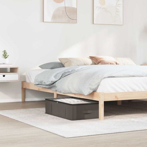 Кутия за съхранение с прозрачна горна част 2 pcs Сиво