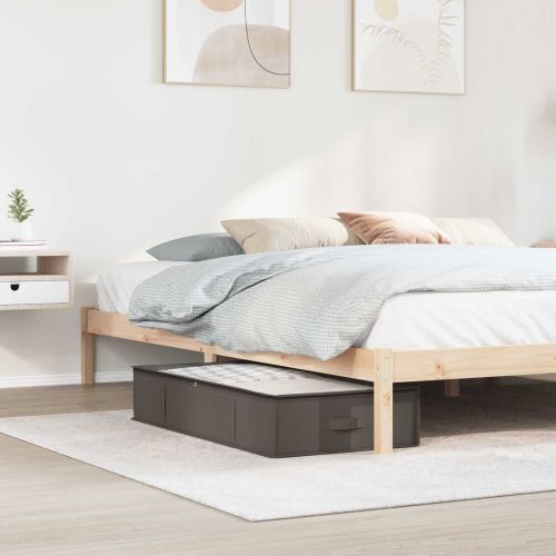 Кутия за съхранение с прозрачна горна част 2 pcs Сиво