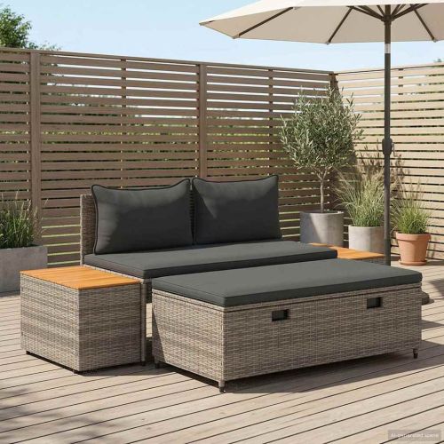 Комплект дивани за открито 4 -Seater 4 pcs 55 x 30 x 39 см