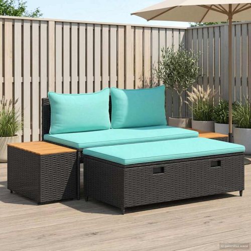 Комплект дивани за открито 4 -Seater 4 pcs 55 x 30 x 39 см