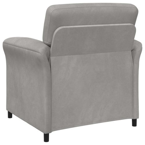Диван с едно seating Светлосиво 88 x 83 x 95 см Кадифе