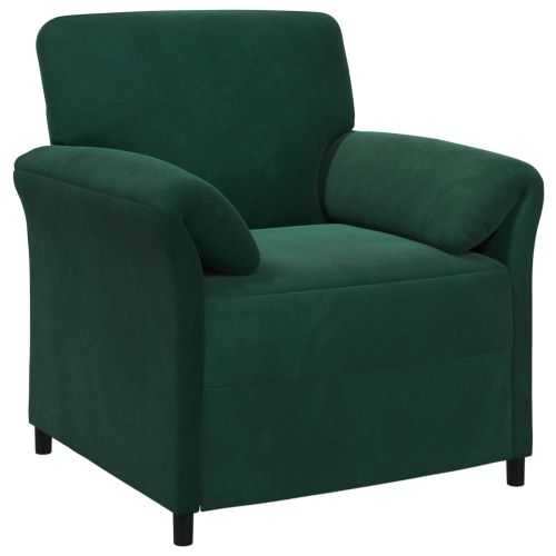 Диван с едно seating Тъмнозелено 88 x 83 x 95 см Кадифе