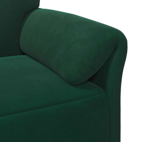 Диван с едно seating Тъмнозелено 88 x 83 x 95 см Кадифе