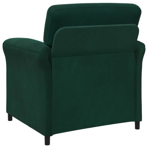 Диван с едно seating Тъмнозелено 88 x 83 x 95 см Кадифе