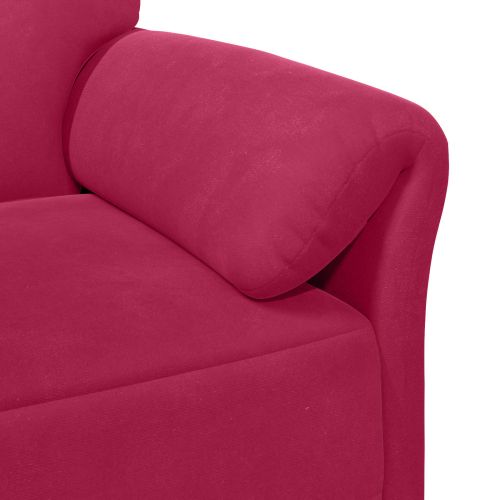 Диван с едно seating Виненочервен 88 x 83 x 95 см Кадифе