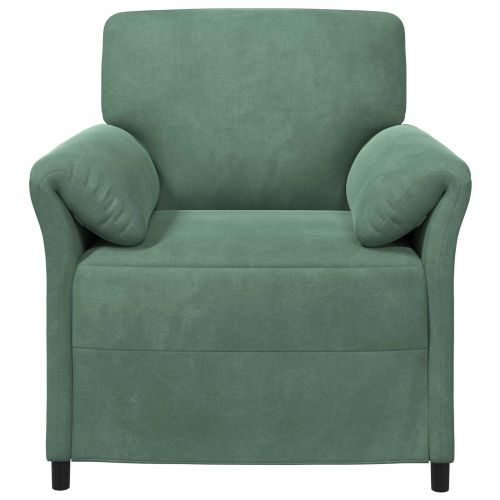 Диван с едно seating Морско зелено 88 x 83 x 95 см Кадифе