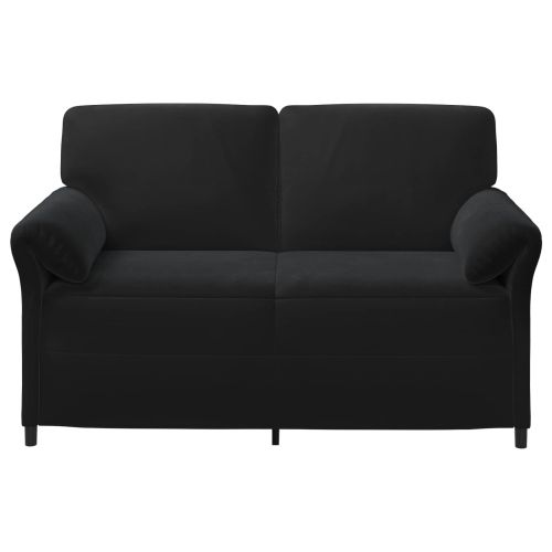 Двуместна софа Черно 158 x 83 x 95 см Кадифе