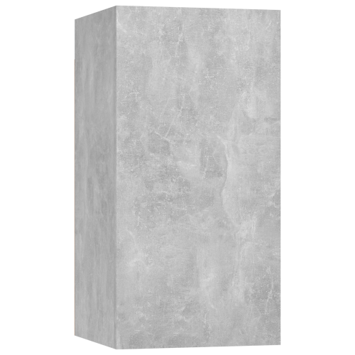 | Wall TV Cabinet | 2 pcs Бетонно сиво 30.5 x 30 x 60 см