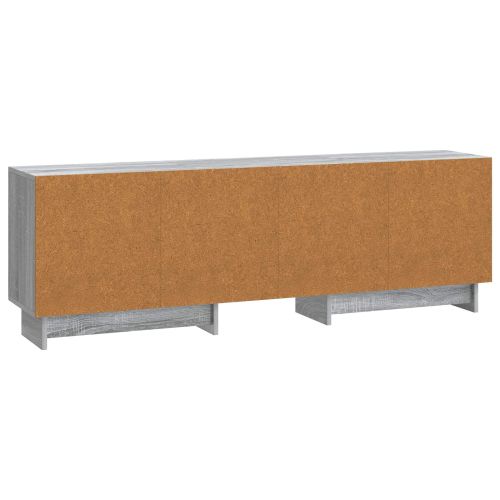 ТВ шкаф Сиво Сонома 150 x 31 x 50 см Инженерен дървен материал