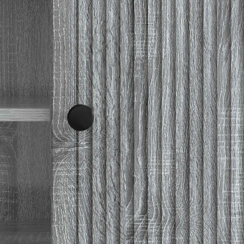 ТВ шкаф Сиво Сонома 150 x 31 x 50 см Инженерен дървен материал