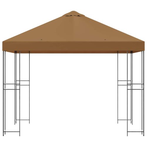 Шатра 3 x 3 m Бежово Полиестер и стомана 190 gsm