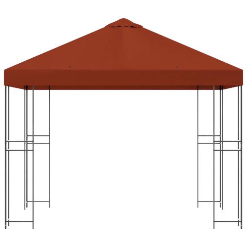 Шатра 3 x 3 m Теракота Полиестер и стомана 190 gsm