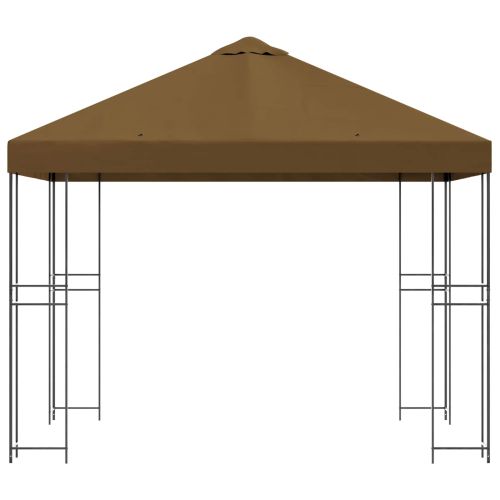 Шатра 3 x 3 m Таупе Полиестер и стомана 190 gsm