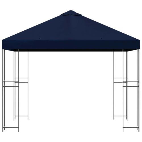 Шатра 3 x 3 m Синьо Полиестер и стомана 190 gsm