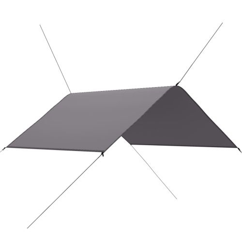 Тента за къмпинг, 3x2,85 м, сива