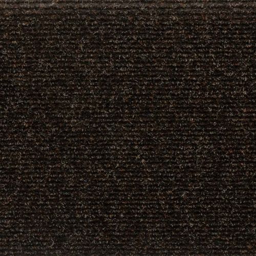 Изтривалки за стълби, самозалепващи се, 30 бр., 65x21x4 см, тъмнокафяви, правоъгълни, кант