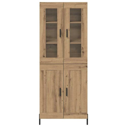 Висок шкаф Дъб 69,5 x 34 x 180 см Инженерно дърво