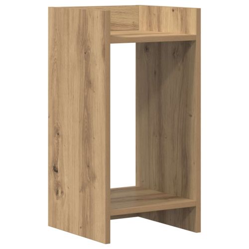 Стойка за растения с рафт 2 pcs Артизан Дъб 30 x 30 x 60 cm