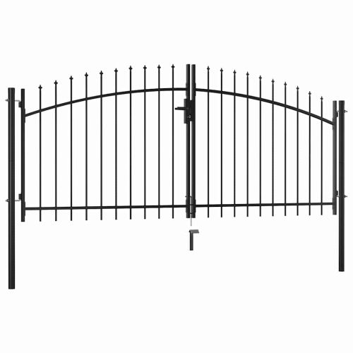 Двойна оградна порта Woerden с копчест връх 299,5x149,5 см