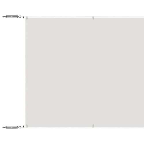 Вертикален сенник, бял, 140x600 см, оксфорд плат