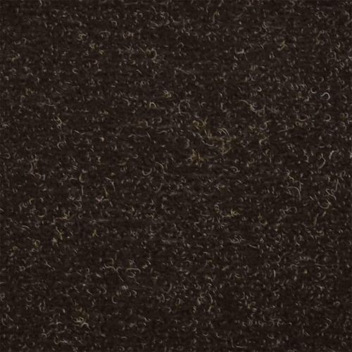Изтривалки за стълби, самозалепващи се, 10 бр., 65x21x4 см, тъмнокафяви, полукръгли, големи