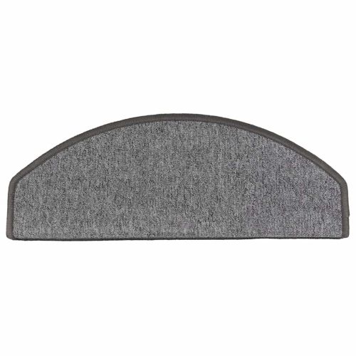 Изтривалки за стълби, 10 бр., 65x24x4 см, тъмносиви, полукръгли, големи
