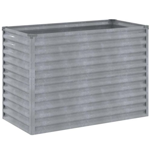 Повдигната градинска леха 100x50x69 см, кортенова стомана
