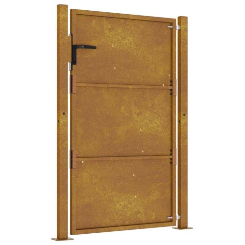 Градинска порта 100x125 см, кортенова стомана