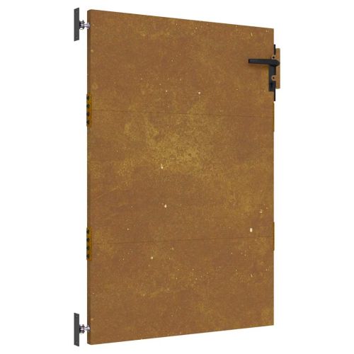 Градинска порта 85x125 см, кортенова стомана