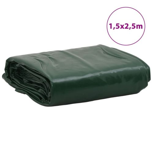 Брезент зелен 1,5x2,5 м 650 г/м²