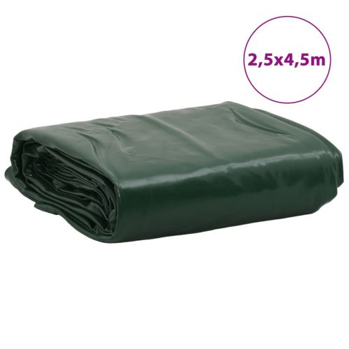 Брезент зелен 2,5x4,5 м 650 г/м²